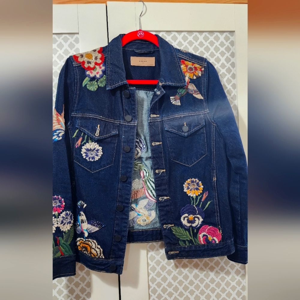 Embroidered Denim Jacket